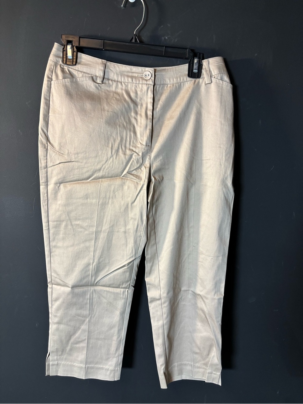 NWT Ruby Rd. Women's Cropped Beige Ankle Pants-8P